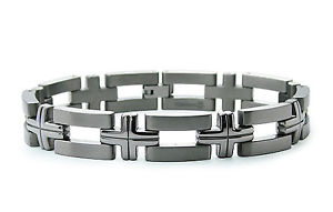 yzYuXbg@`^NXNuXbg85titanium grooved cross link bracelet 85