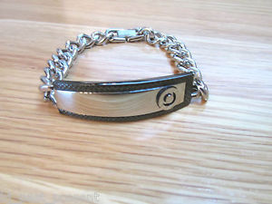 【送料無料】メンズブレスレット　メンズベンシャーマンステンレスターゲットロゴブレスレットボックスmens ben sherman stainless steel and cobolt target logo bracelet and boxed