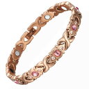 womens rose gold titanium steel magnetic therapy bracelet arthritis pain reliefローズゴールドチタンブレスレット※注意※NYからの配送になりますので2週間前後お時間をいただきます。人気の商品は在庫が無い場合がございます。ご了承くださいませ。サイズの種類の商品は購入時の備考欄にご希望のサイズをご記載ください。　携帯メールでの登録ですと楽天からのメールが届かない場合がございます。