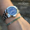 【送料無料】メンズブレスレット　メンズビーズブレスレットスターリングシルバーmegberry mens beaded bracelet green moss agate gemstone amp; 925 sterling silver