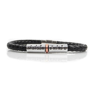 yzYuXbg@uXbguXbgleather personalised coordinates bracelet, latitude longitude bracelet