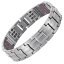 ̵ۥ󥺥֥쥹åȡ֥쥹ådouble strength 4 elements pure titanium magnetic therapy bracelet pain relief