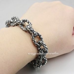 yzYuXbg@XeXX`[_un[gYuXbg10 lengths huge 316l stainless steel double heart mens bracelet 5s003c