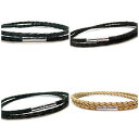 【送料無料】メンズブレスレット メンズブレスレットスターリングシルバークラスプダブルラップmens leather bracelet braided double wrap with 925 sterling silver clasp(4)