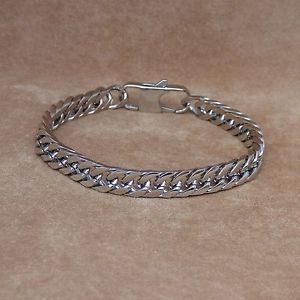 yzYuXbg@XeXX`[tbguXbgC` menfs inspirit stainless steel flat curb bracelet 8