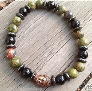 yzYuXbg@w}^CgIjLXuXbgcrystal bliss mens fertility, hematite unakite onyx bracelet w buddha om