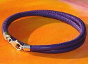 【送料無料】メンズブレスレット メンズレディースナッパレザースターリングシルバーブレスレットライムベイアートmens ladies 4mm purple nap...