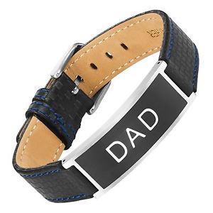 yzYuXbg@EBXWbhdadU[XeXuXbgwillis judd dad leather stainless steel carbon fiber bracelet best dad ever