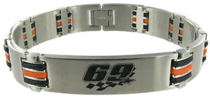 【送料無料】メンズブレスレット　ヘイデンケンタッキーキッドレーシング＃メンズブラックオレンジブレ..