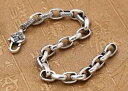 yzYuXbg@rbOX^[O`xbg\bhVo[V{N`F[uXbgbig 925 sterling tibetan solid silver six words symbol link dorje chain bracelet