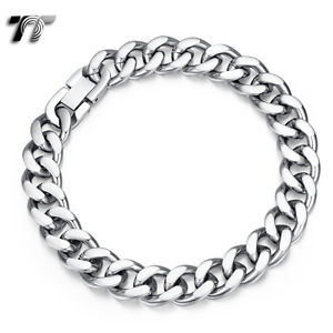 yzYuXbg@Vo[XeXX`[`F[uXbgquality tt 11mm width silver stainless steel curb chain bracelet bbr234s