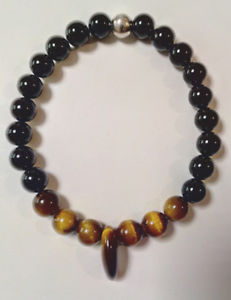 yzYuXbg@tellowuXbgmens handmade tellow tiger eye talon gemstone beaded bracelet