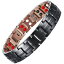 【送料無料】メンズブレスレット　ダブル4mensブレスレットdouble strength 4 elements mens pure copper magnetic therapy bracelet arthritis