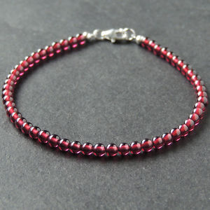 【送料無料】メンズブレスレット メンズブレスレットヒーリングストーンガーネットスターリングシルバーメートルmens bracelet healing stone 35mm natural aaaa garnet 925 sterling silver 710m