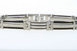 yzYuXbg@`^uXbgP[uANZgtitanium bracelet with copper cable accents