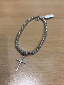 sterling silver beaded cross braceletスターリングシルバービーズクロスブレスレット※注意※NYからの配送になりますので2週間前後お時間をいただきます。人気の商品は在庫が無い場合がございます。ご了承ください...