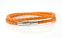 【送料無料】メンズブレスレット ナッパレザースターリングシルバーbraided nappa leather amp; 925 sterling silver b...