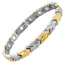 【送料無料】メンズブレスレット ウィリスジャッド2チタンブレスレットリンクresizerwillis judd ladies two tone titanium...