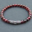 ̵ۥ󥺥֥쥹åȡ֥쥹åȥåɥͥåȥ󥰥С᡼ȥmens healing gemstone bracelet red garnet s925 sterling silver cross charm 499m