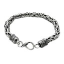 【送料無料】メンズブレスレット レディースタイソリッドシルバーブレスレットヘビー ladies 75 genuine 3mm thai solid silver...