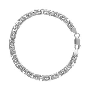 yzYuXbg@X^[OVo[YrU``F[uXbgsterling silver 925 mens gents chunky hollow square byzantine chain bracelet 6mm