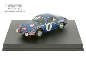 【送料無料】模型車　スポーツカー　アルパインルノーモンテカルロラリーアンダーソンalpine renault a110 monte carlo rally 1972andersson 143 trofeu 0807or