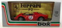 【送料無料】模型車 スポーツカー ボックスモデル143ダイカスト8459ferrari 365p217 le1965box model 143 scale diecast 8459ferrari 365 p2 17 le mans 1965red