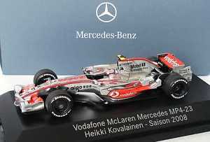 【送料無料】模型車　スポーツカー　マクラーレンメルセデスヘイキコバライネンディーラーエディション143 mclaren mercedes mp 423 formula 1 2008 23 heikki kovalainen, dealer edition