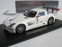 yz͌^ԁ@X|[cJ[@Xp[NXP[ZfXzCgxcOAe}X|[cJ[spark, 143 scale, mercedesbenz sls amg gt3 7 in white, sports car, s1024