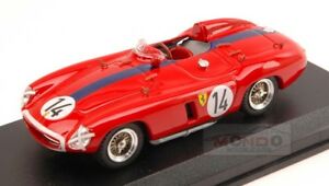 【送料無料】模型車　スポーツカー　フェラーリモンツァ＃リタイヤルマングレゴリーアートモデルアートferrari 750 monza 14 dnf le mans 1955 m gregory sparken 143 art model art187