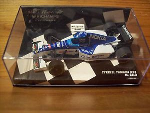 模型車　スポーツカー　ティレルヤマハミカサロ143 tyrrell yamaha 023 mika salo 1995