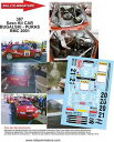 【送料無料】模型車 スポーツカー デカールシトロエンモンテカルロラリーラリーdecals 143 ref 0387 citroen saxo s1600 puras rallye monte carlo 2001 rally
