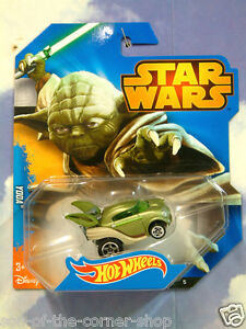 【送料無料】模型車　スポーツカー　ホットホイールスターウォーズヨーダジェダイマスターアンプhervorragend mattel hot wheels star wars yoda jedi master auto grn neuwertig amp;