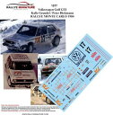 【送料無料】模型車 スポーツカー デカールフォルクスワーゲンフォルクスワーゲンゴルフモンテカルロラリーdecals 143 ref 1577 vw volksw...