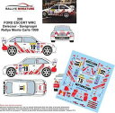 【送料無料】模型車 スポーツカー デカールフォードエスコートフランソワフランソワデルクールモンテカルロラリーdecals 143 ref 208 ford es...