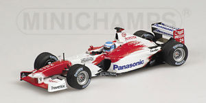 楽天hokushin【送料無料】模型車　スポーツカー　143パナソニックトヨタtf102 msalo2002143 panasonic toyota racing tf102 msalo season 2002