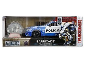 【送料無料】模型車　スポーツカー　jada5gt350rフォードムスタングモデル124モデルovpバリケードjada transformers 5 barricade gt350r ford mustang model 124 model ovp