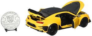 【送料無料】模型車 スポーツカー jada5マルハチバチシボレーカマロモデルカーモデル124モデルovpjada transformers 5 bumblebee chevrolet camaro model car model 124 model ovp