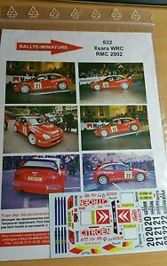 【送料無料】模型車　スポーツカー　ディーキャル132622 citroen xsara wrc thomasradstrom rallyeモンテcarlo 2002decals 132 ref 622 citroen xsara wrc thomas radstrom rall