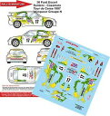 【送料無料】模型車 スポーツカー デカールフォードエスコートコスワースサントーニツールドコルスラリーラリーdecals 132 ref 36 ford esco...