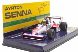 【送料無料】模型車　スポーツカー　ハートtgアイルトンセナコレクションブラジルモデルtoleman hart tg183b ayrton senna collection brazilian gp 1984 143 model