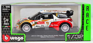 【送料無料】模型車　スポーツカー　シトロエンコースミッコヒルボネンパーcitroen total world course quipe mikko hirvonen 2 chelle 13 2 par bburago