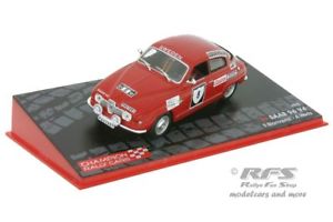楽天hokushin【送料無料】模型車　スポーツカー　ラリースウェーデンヘルツアルsaab 96 v4 rally sweden 1972 blomqvisthertz 143 al 1972s008f