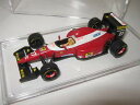 【送料無料】模型車 スポーツカー フェラーリアレジレーシングショーケース143 ferrari f93a j alesi 1993 racing 43 handbuilt car in showcase