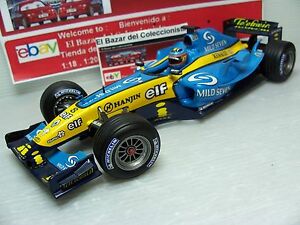 【送料無料】模型車　スポーツカー　118f1 r24 2004フェルナンドアロンソrenaulthw7 3l 050118 renault f1 r24 2004 fernando alonso mild sevenno boxhw 3l 050