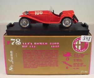 【送料無料】模型車　スポーツカー　アルファロメオミッレミリア＃brumm 143 alfa romeo 2300 mille miglia 1932 bnib 348