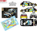 【送料無料】模型車　スポーツカー　デカールマツダモンテカルロラリーラリーdecals 118 ref 1450 mazda 323 frau rallye monte carlo 1999 rally wrc