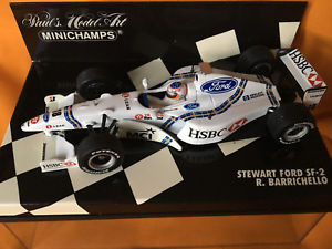 【送料無料】模型車　スポーツカー　143スチュアートフォードsf2 18 rバリチェロ1998143 stewart ford sf2 18 r barrichello 1998