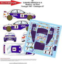 【送料無料】模型車 スポーツカー ディーキャル11867 subaru impreza wrx ruimadeiraportugal 1997wrcdecals...