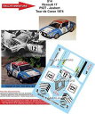 【送料無料】模型車 スポーツカー デカールルノーピオットツールドコルスラリーラリーdecals 118 ref 814 renault 17 gordini p...